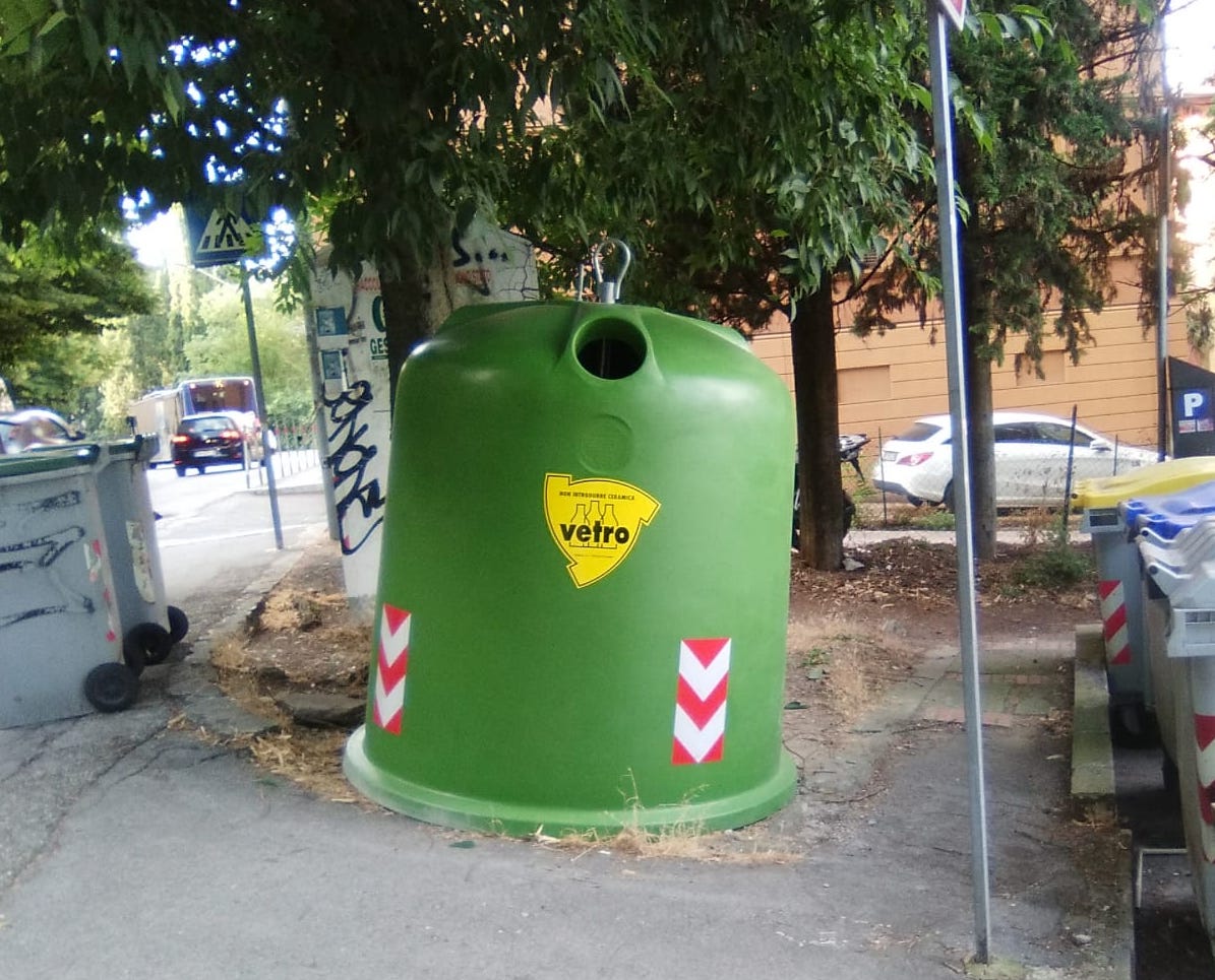 Le campane per il vetro di Gesenu