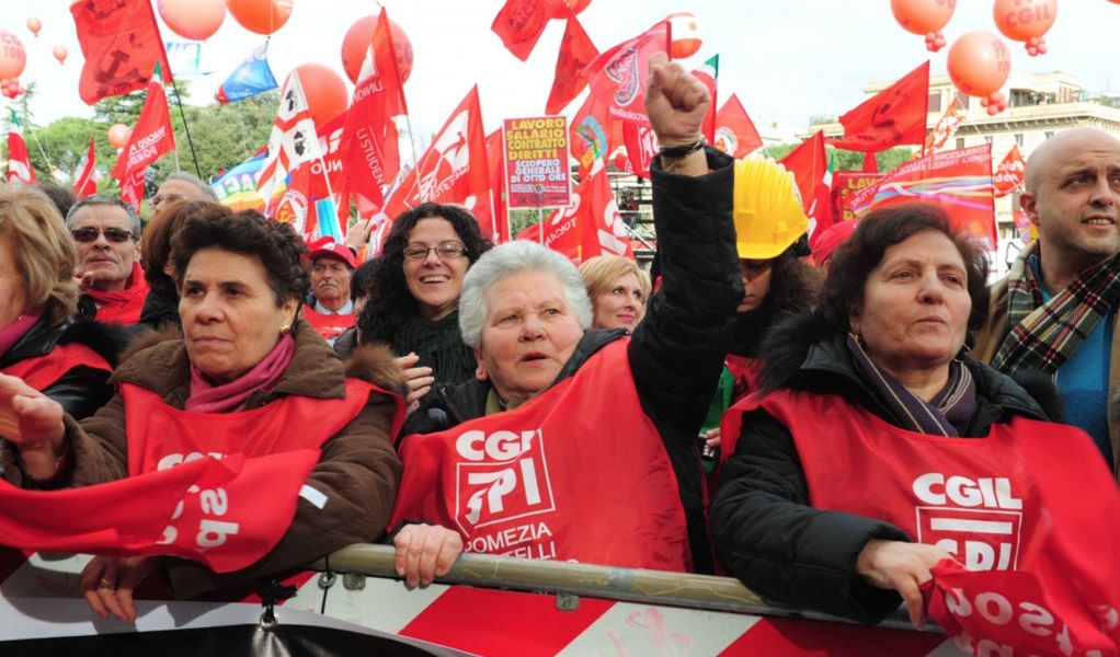 Manifestazione Cgil, pensionati. Repertorio
