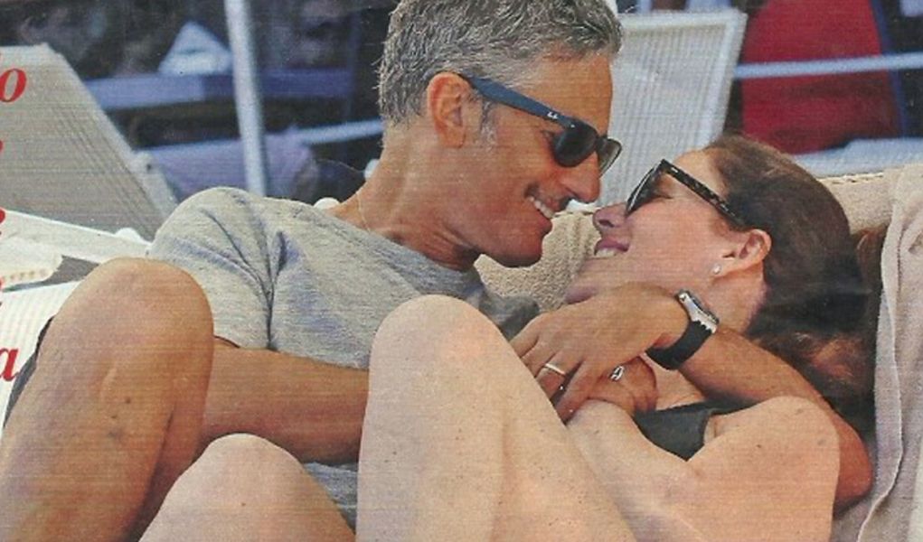 Fiorello e la moglie in vacanza a Taormina (Chi)