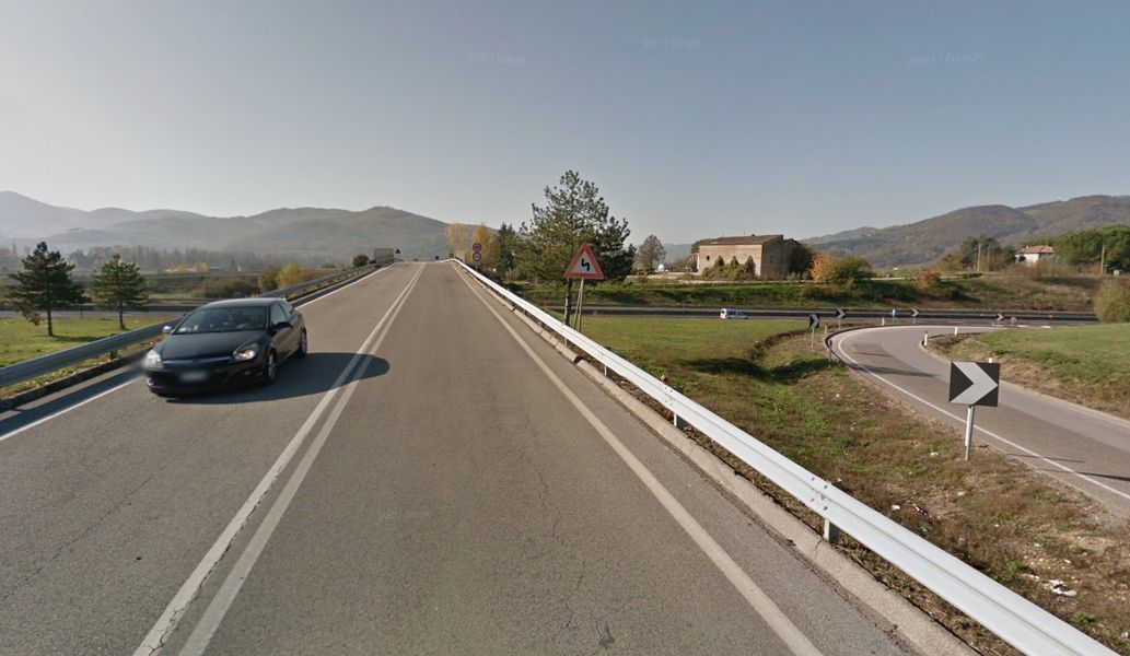 E45, svincolo di Montone