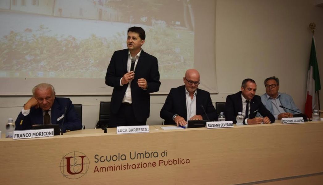 Barberini alla Scuola umbra di amministrazione pubblica Villa umbra