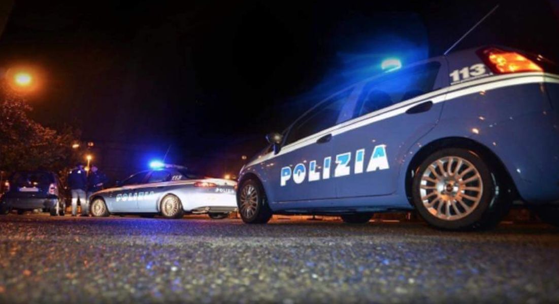 Polizia stradale notte