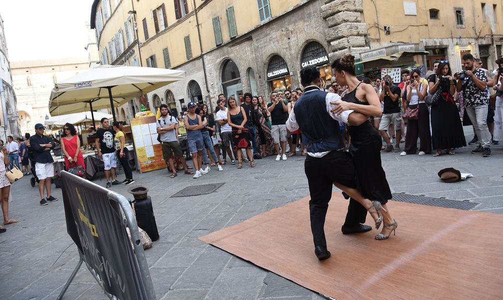 Ballerini a Umbria Jazz 2018 (foto Settonce) - ©RIPRODUZIONE RISERVATA