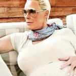 Brigitte Nielsen incinta di Frida