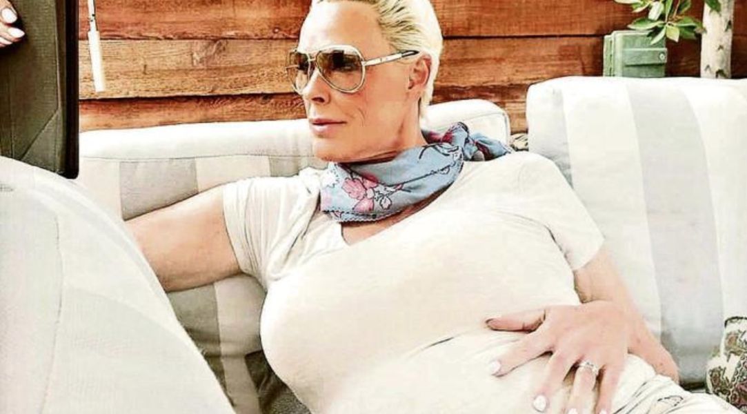 Brigitte Nielsen incinta di Frida