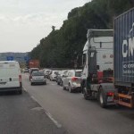 Traffico a Ponte San Giovanni (foto di un lettore)