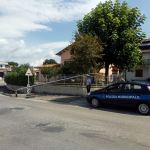 Palo della luce divelto a Città di Castello