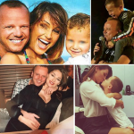 Anna Tatangelo, Gigi D'Alessio e il figlio Andrea (foto Instagram)