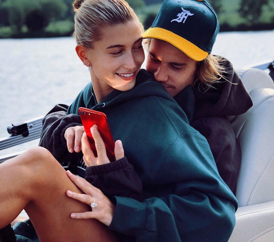 Justin Bieber e Hailey Baldwin (foto Instagram)