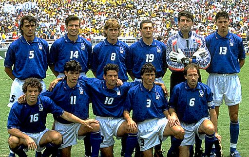 La nazionale italiana a Usa 94