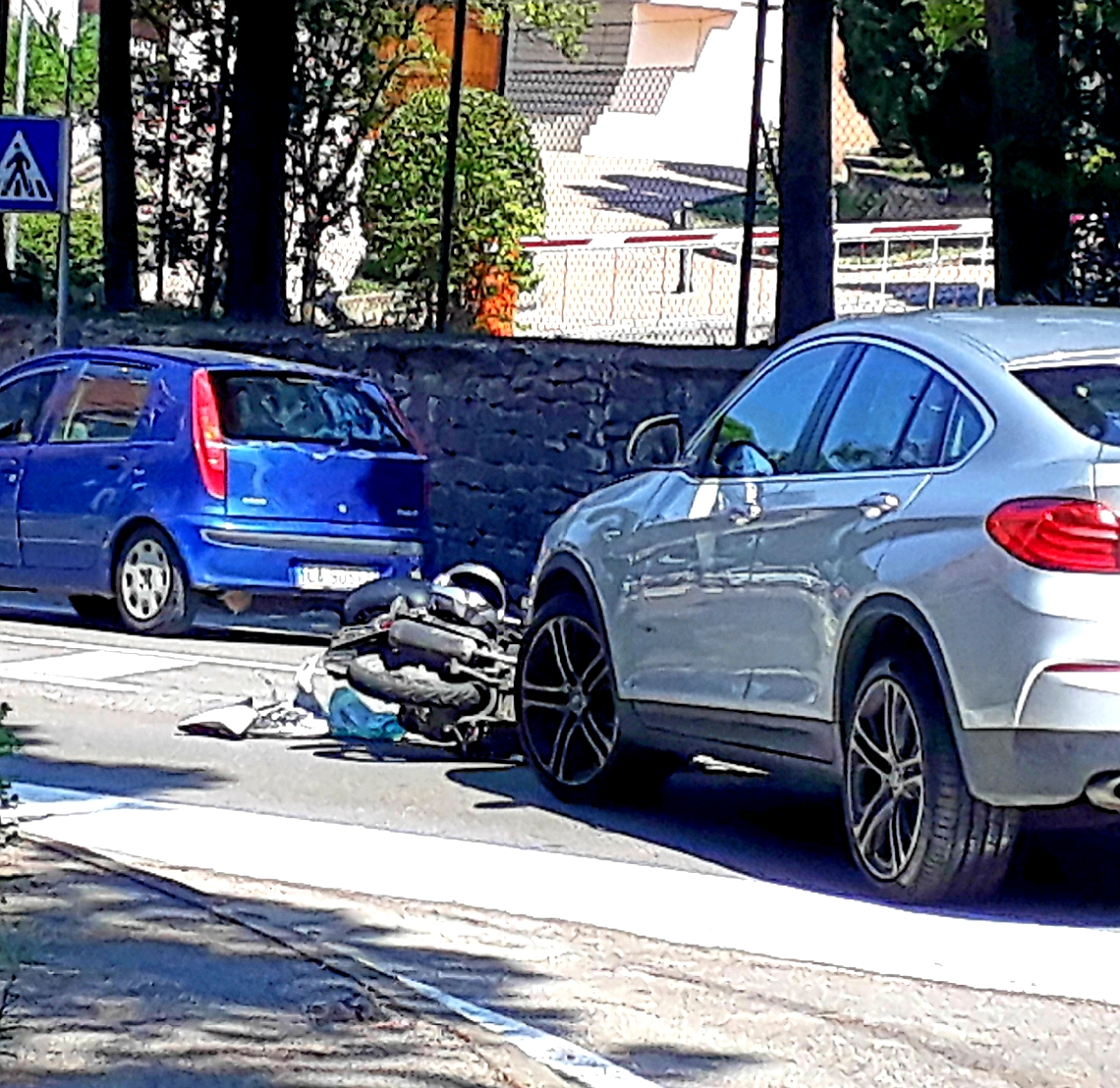 L'incidente in via Cortonese