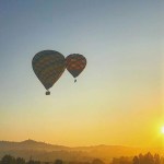 Mongolfiere a Gualdo Cattaneo (foto di @irises_on_street_and_fashion su Instagram)