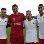Verre, Gabriel, Bordin e El Yamiq (foto Settonce, ©RIPRODUZIONE RISERVATA)