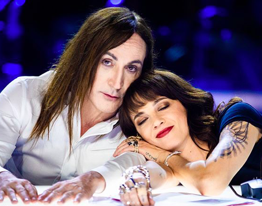 Asia Argento e Manuel Agnelli (foto Instagram)