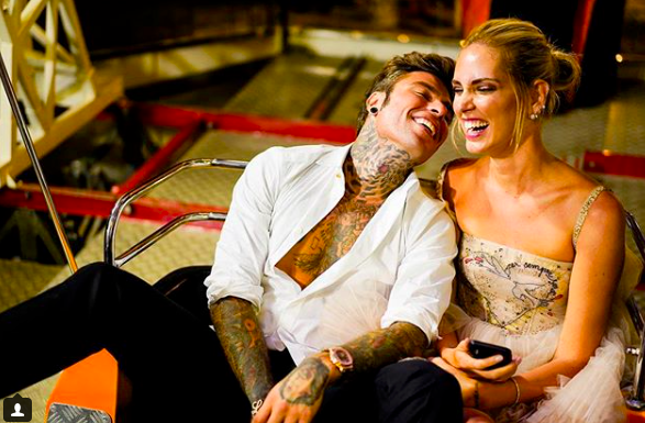 Fedez e Chiara Ferragni (foto Instagram)