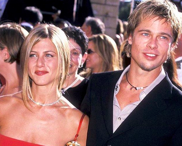 Jennifer Aniston e Brad Pitt (foto Instagram)
