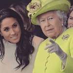 Megan Markle con la regina Elisabetta II (foto Instagram)