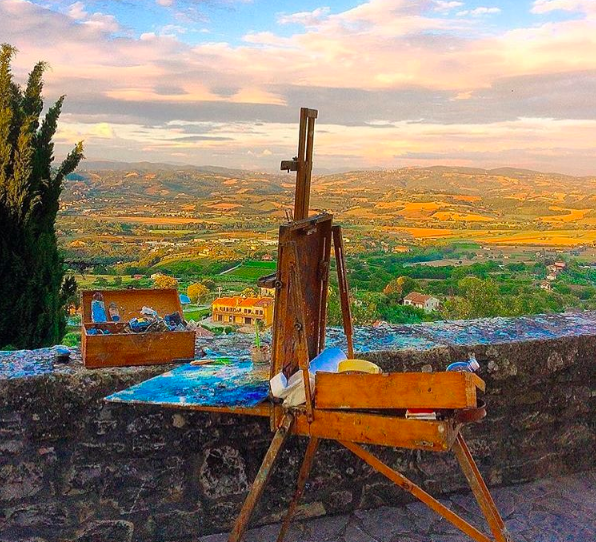 Monte Castello di Vibio in uno scatto di @valerio.1192 su Instagram