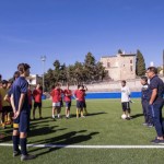 Mister Novellino e i ragazzi della Don Bosco (foto Marco Zuccaccia)