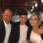 Bettarini e la Ventura insieme per i 20 anni del figlio Giacomo (foto Instagram)