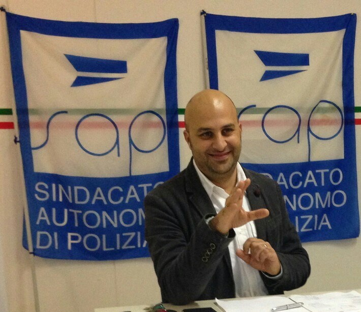 Il segretario provinciale del Sap Vincenzo Dacciò