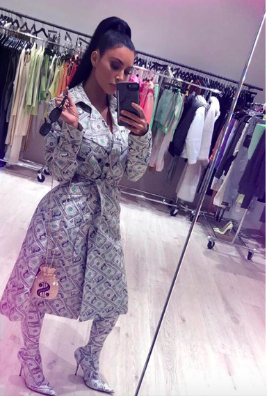 Kim Kardashian su Instagram