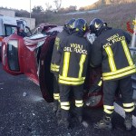 L'incidente tra Petrignano e Valfabbrica