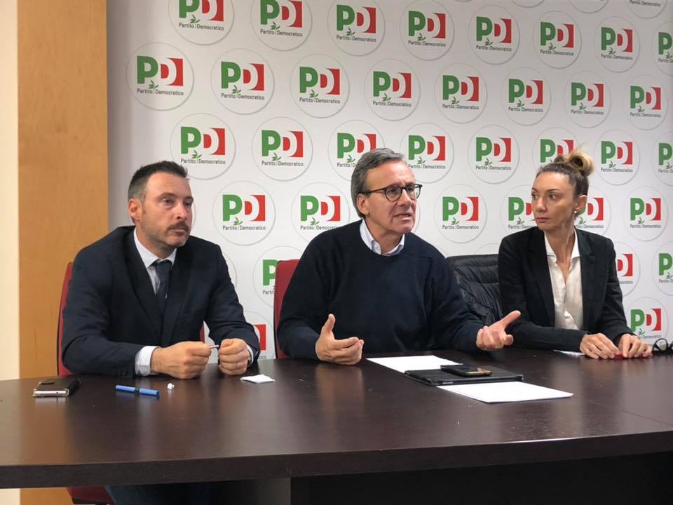 Pensi, Verini e Meloni (foto Facebook Rigenerazione Democratica)