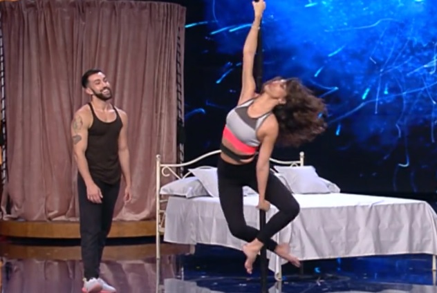 belen rodriguez pole dance a tu si que vales