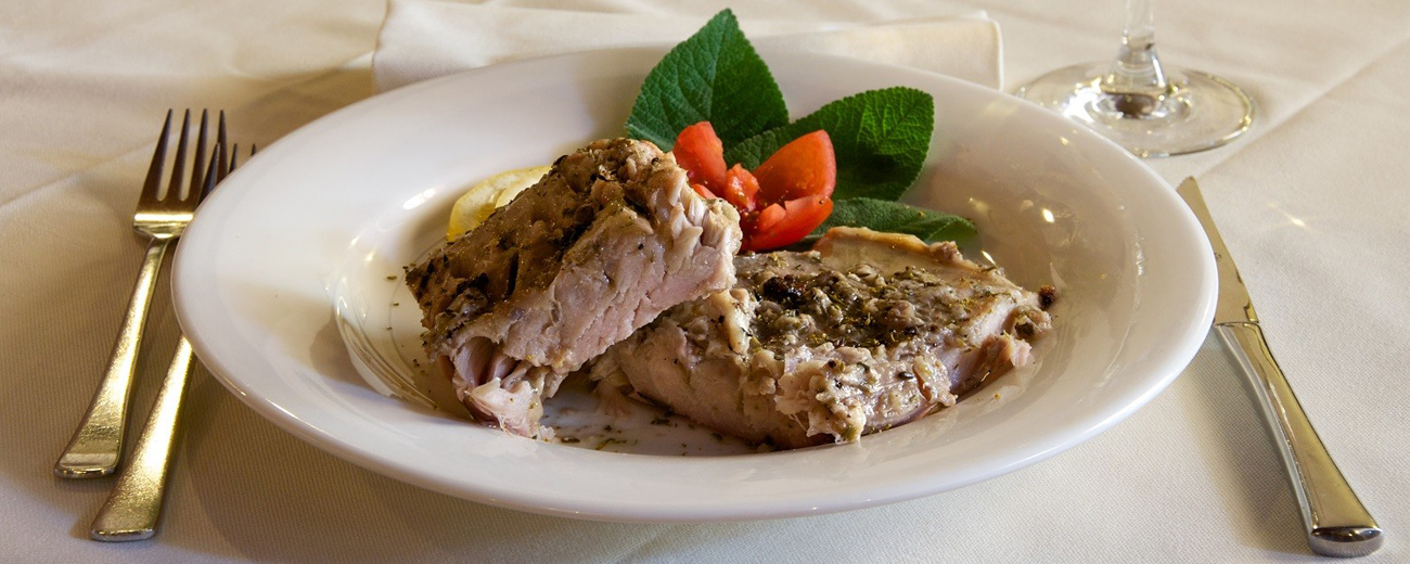 Carpa regina in porchetta