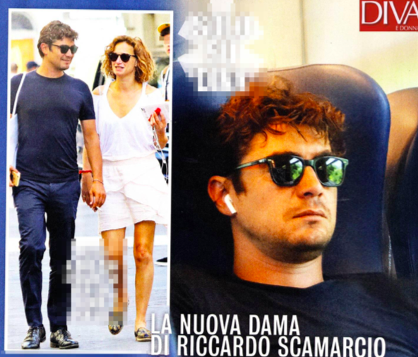 Riccardo Scamarcio e la nuova compagna (copertina Diva e Donna)