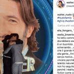 Walter Nudo abbraccia i figli dopo la vittoria al Grande Fratello Vip (foto Instagram)