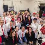 Gli organizzatori della serata "Rossocuore Rossoamore"