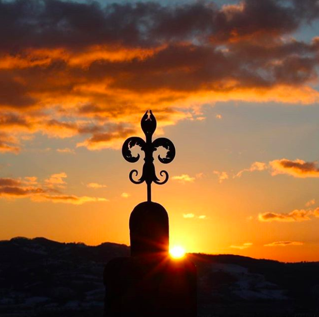 Gubbio in uno scatto di @matteo_fumanti su Instagram