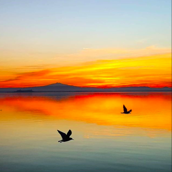 Il Trasimeno in uno scatto di @roberta.massi su Instagram