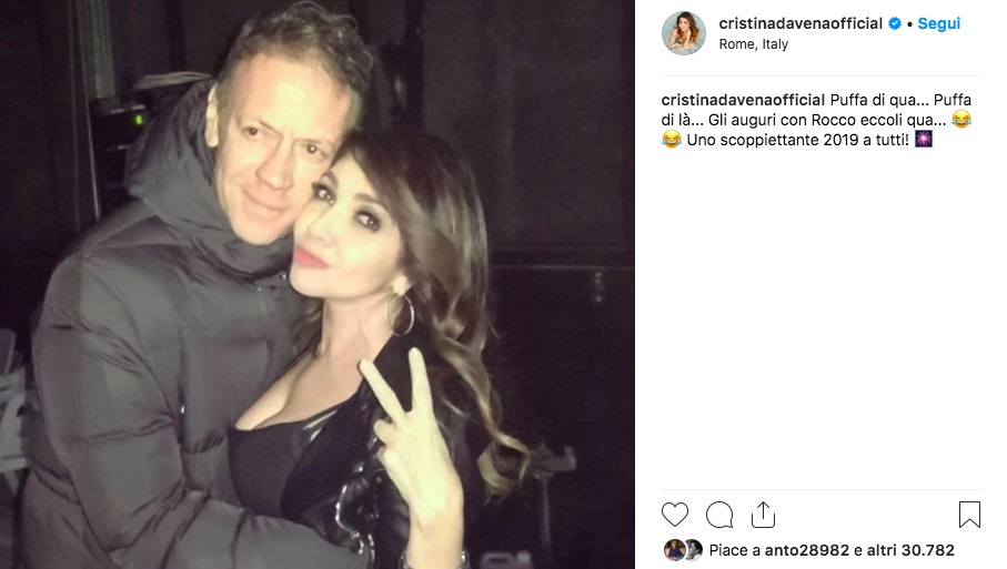 Il post di Cristina D'Avena su Instagram