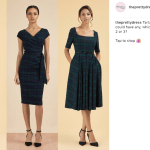 Il tartan è il must di stagione (modelli di @theprettydress su Instagram)