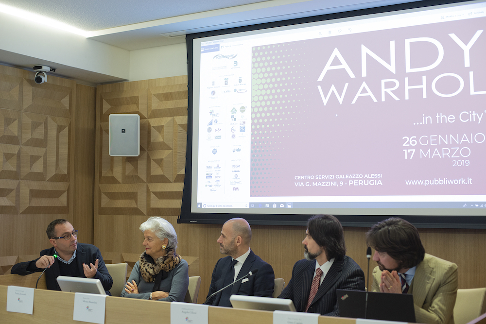 Un momento della conferenza stampa