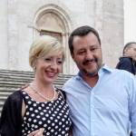 Francesca Mele e Matteo Salvini (foto Facebook)
