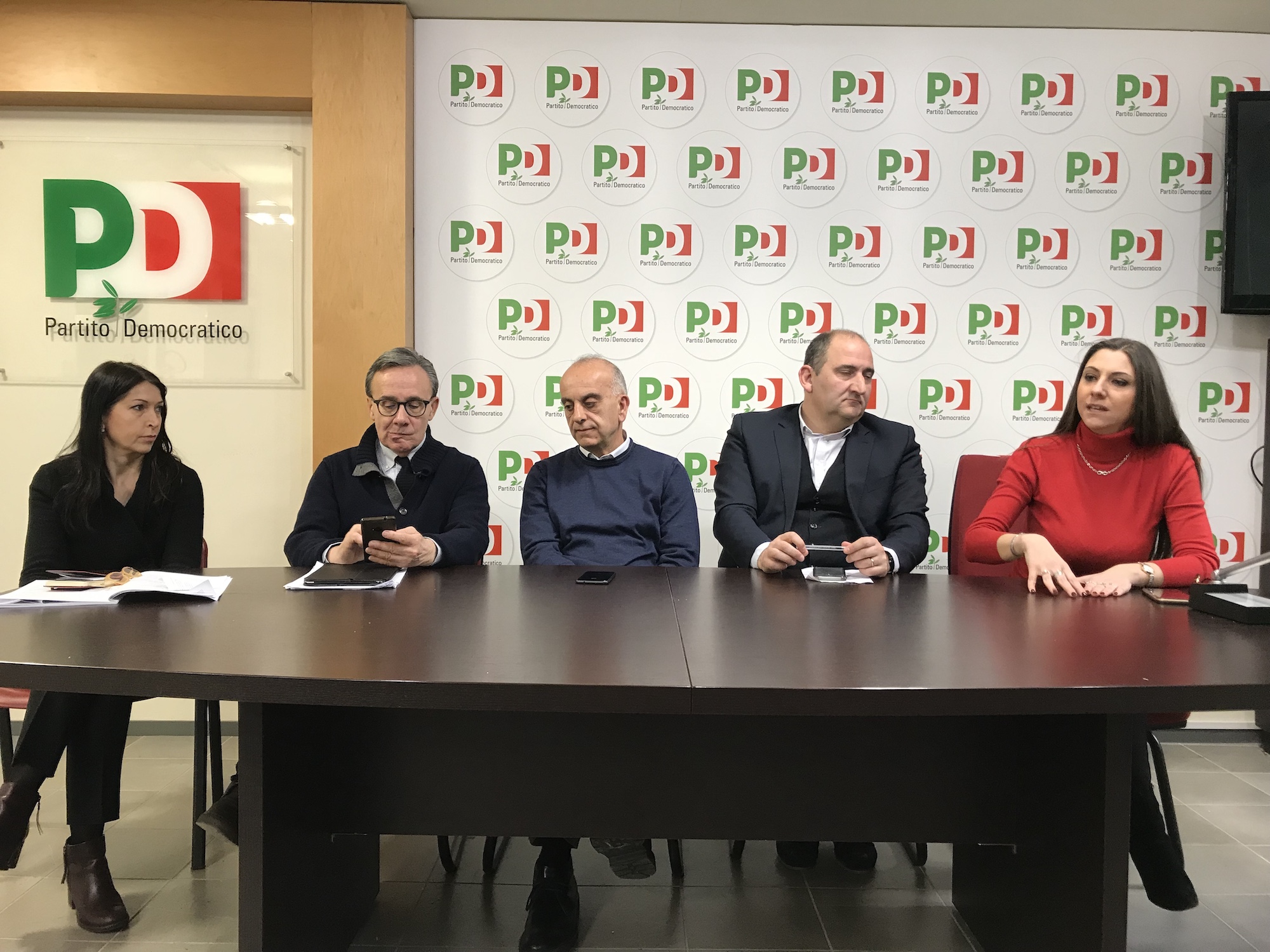 Ginetti, Verini, Bocci, Grimani e Ascani