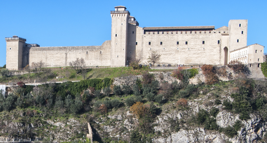 La Rocca Albornoziana (particolare foto polomusealeumbria.beniculturali.it)