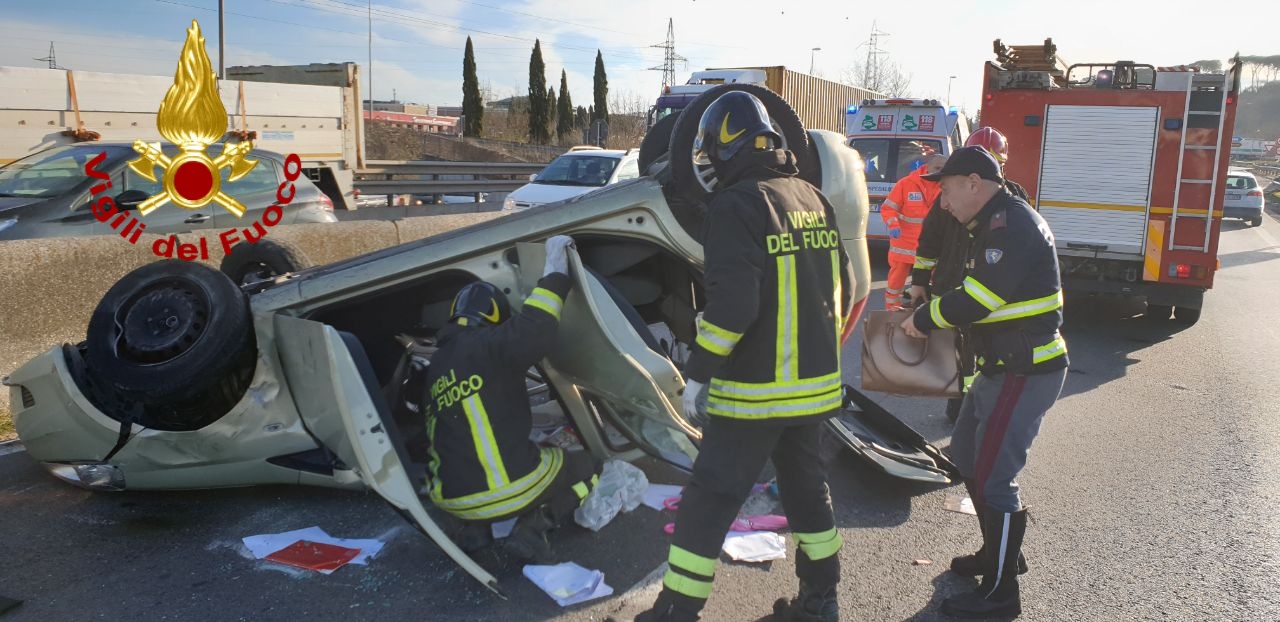 L'incidente all'altezza di Collestrada