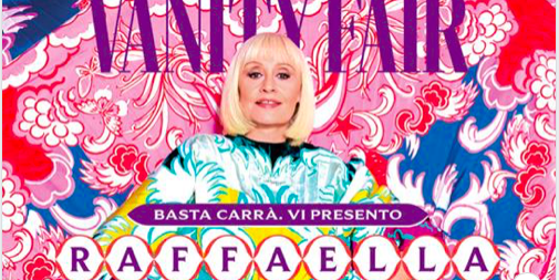 Raffaella Carrà nella copertina di Vanity Fair