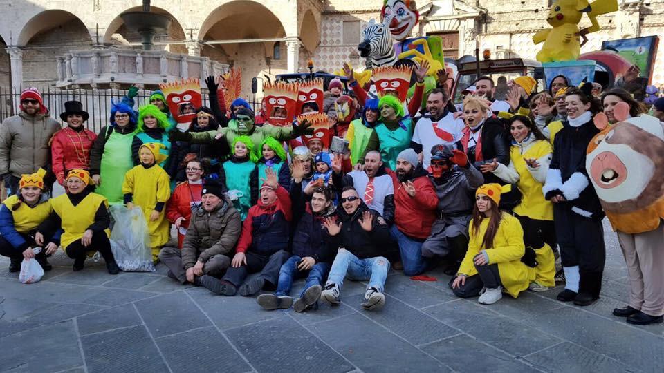 Carnevale di San Sisto in centro a Perugia