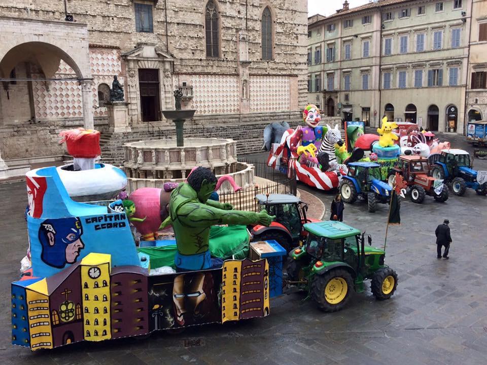 Carnevale di San Sisto in centro a Perugia