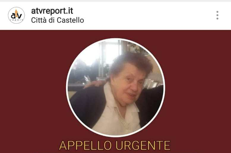 L'appello per la donna scomparsa
