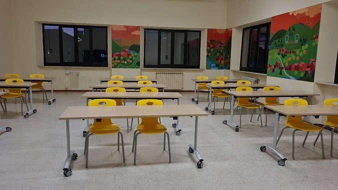 aula sede di Olmo dell’Istituto Alessandro Volta di Perugia