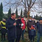 inaugurazione mercatini di Natale parco Chico Mendez Perugia 2021