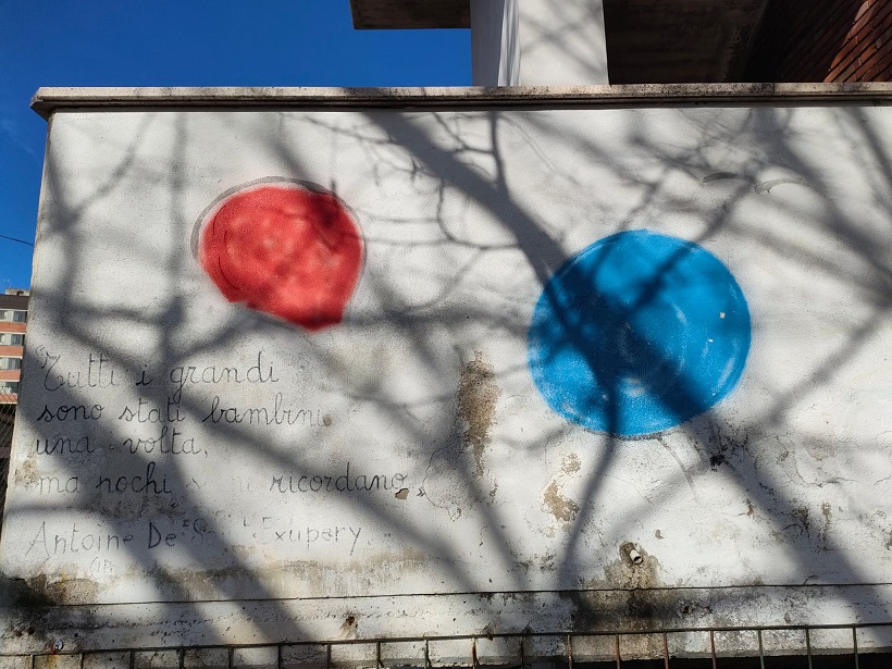 particolare scuola Rodari di Perugia