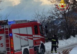 vigili del fuoco Gaifana intervento in alta umbria
